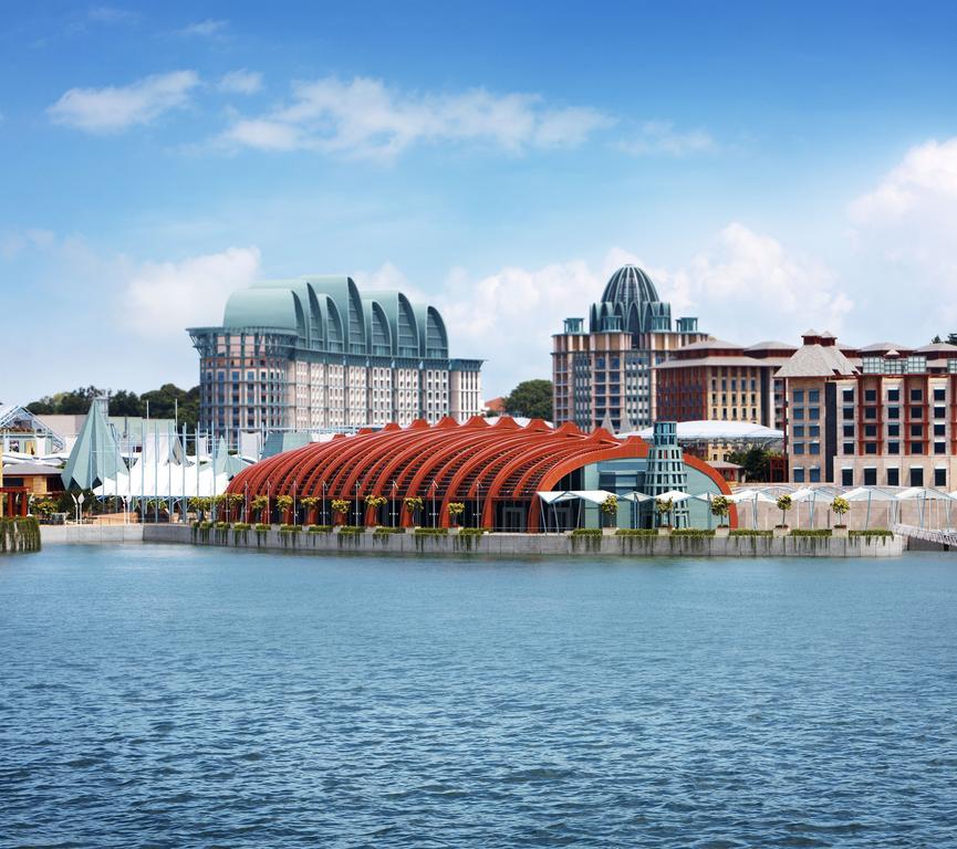 Resorts World Sentosa - Hotel Singapur Dış mekan fotoğraf Marina Bay Sands