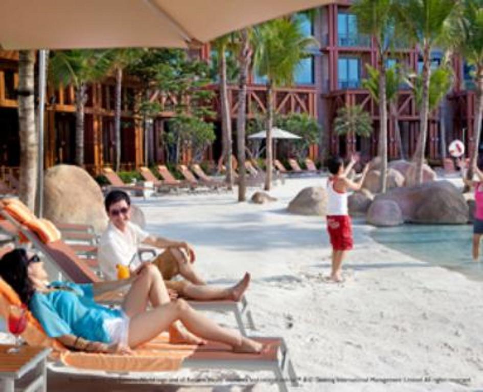 Resorts World Sentosa - Hotel Singapur Dış mekan fotoğraf The beach at the Atlantis Paradise Island